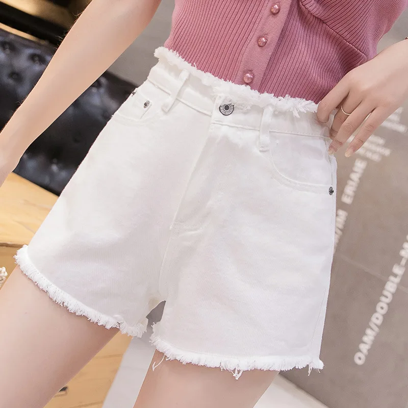 

high waist wide leg jeans hot white pants women's summer korean style trousers streetwear fashionable female loose hippie pants