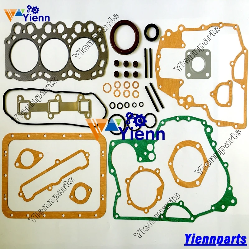 Mitsubishi L3E Full Gasket MM433975 with Head Gasket 301L01-01102 MM432247 