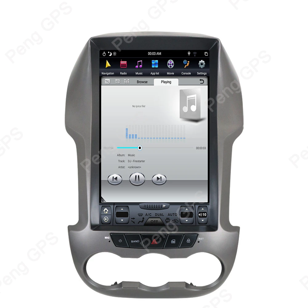Cheap 12.1" 6 Core Android 8.1 Car GPS Navigation DVD Player for Ford Ranger/F250 2011-2016 Car Radio 4K Tesla Style 1092*1080 Unit 2