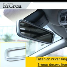 Mcrea покрытие из АБС-пластика для стильного интерьера в автомобиле, Зеркало заднего вида Декоративные наклейки для BMW F30 F34 F35 3 серии 320i 316i аксессуары
