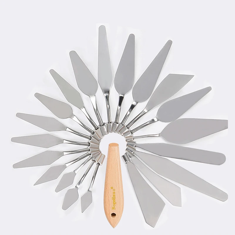 

Bgln pigment scraper red elm gouache pigment oil paint acrylic stainless steel art beginner blade art supplies