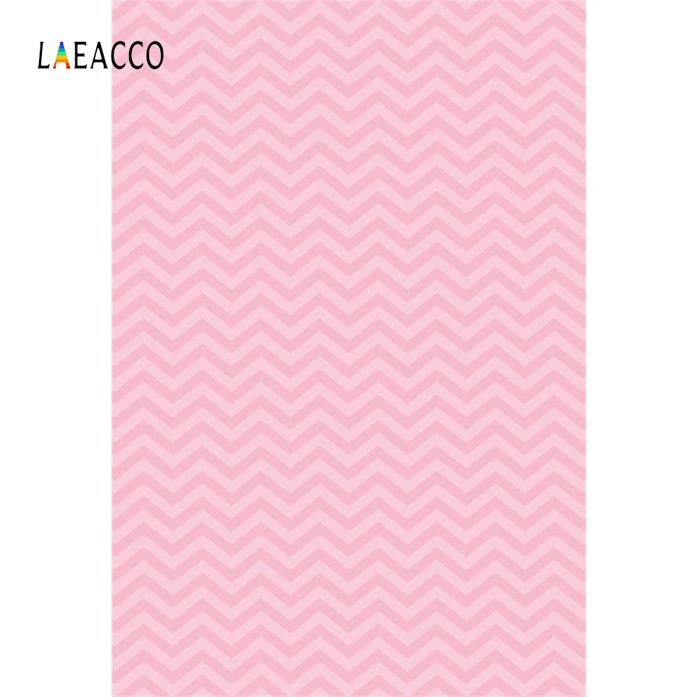 

Laeacco Pink Chevron Baby Newborn Children BirthdayPhotography Backgrounds Customized Photographic Backdrops For Photo Studio