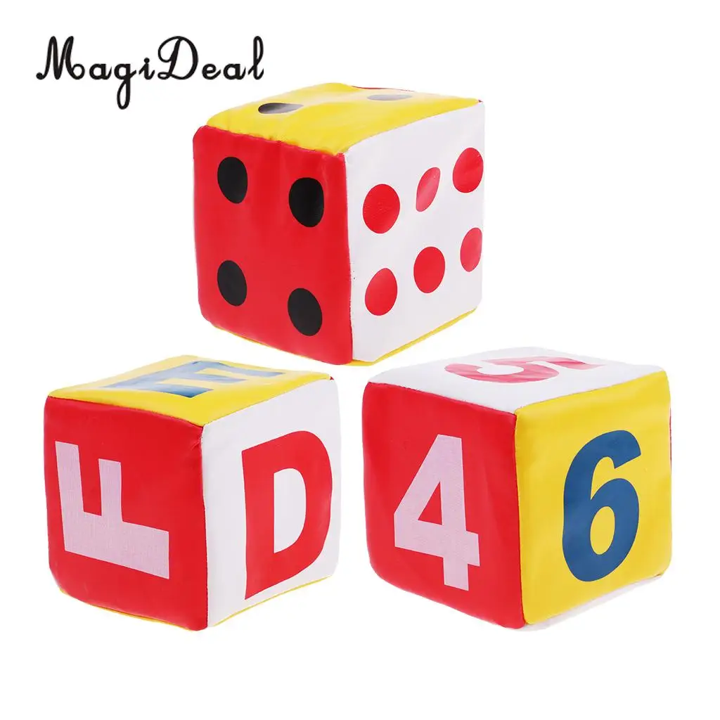 Sponge Dice Foam Dot Dice Playing Dice for Enlightenment Cognition 1-6 Spots