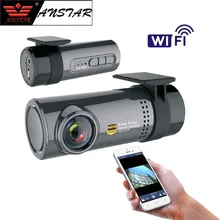 Anstar WiFi Macchina Fotografica Dell’automobile DVR 140 Ampio Angolo di 360 Gradi Girevole della Videocamera di Visione Notturna Registrazione del Ciclo A Distanza Monitor Dash Cam