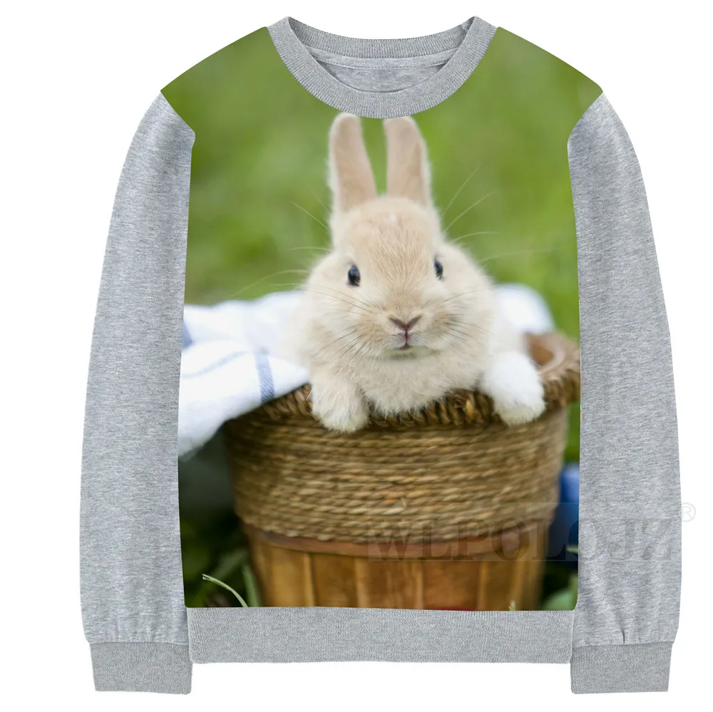 kids t shirt Baby Children & boy The rabbit printing Long sleeve tops