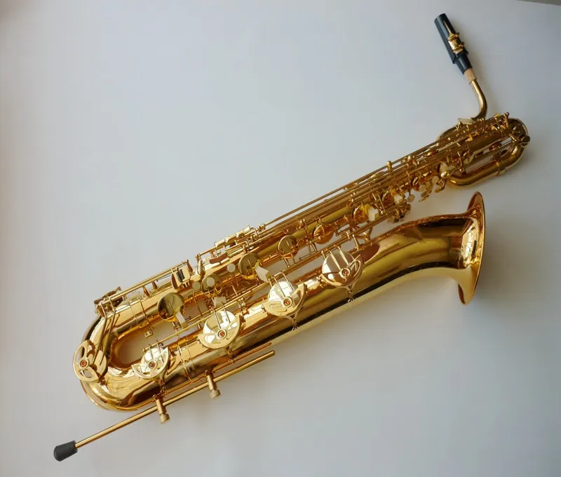 

BULUKE Brand Professional Baritone Saxophone Surface Gold Plated Baritone Sax Brand Instruments Mouthpiece And Case Free