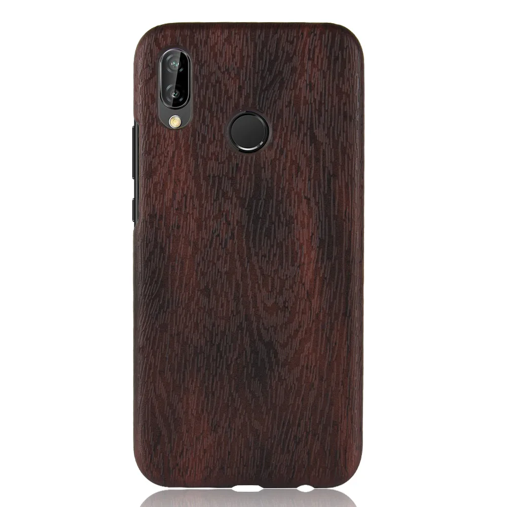 Винтажный кожаный чехол с деревянным узором для Huawei P20 Lite Pro P Smart Y9 Y7 Prime Y6 2018 Nova2 Plus