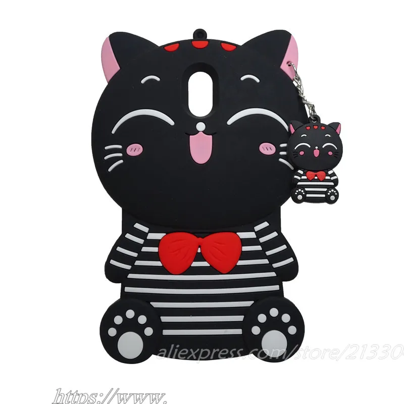 Милый Кот для Nokia 3 чехол 3D с изображением из мультфильма Lucky Cat Мягкий силиконовый чехол для Nokia3/Nokia 3 чехлы для телефонов
