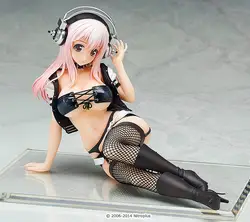 Аниме Супер Sonico после вечеринки 1/6 Весы милые девушки ПВХ фигурку Коллекция кукла модель игрушки подарки Косплэй