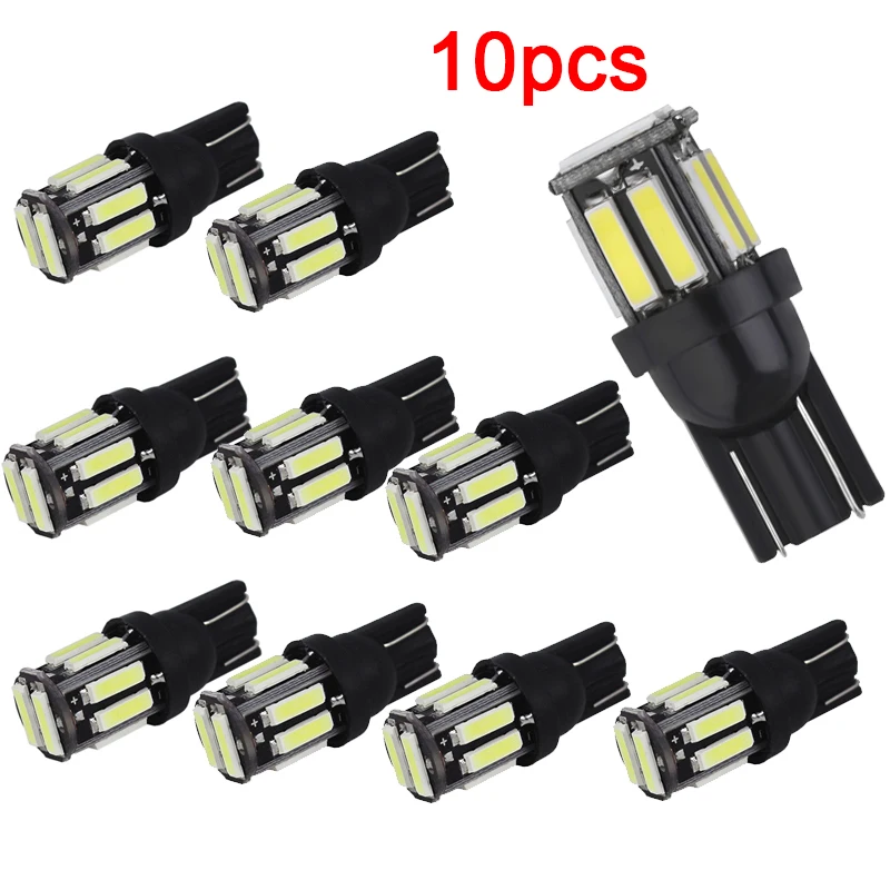 

10x T10 W5W LED Car Interior Light For Citroen C4 C5 C3 Berlingo Xsara Picasso Saxo C1 C2 C4L DS3 C8 Jumper Elysee C6 DS4 DS5 C7