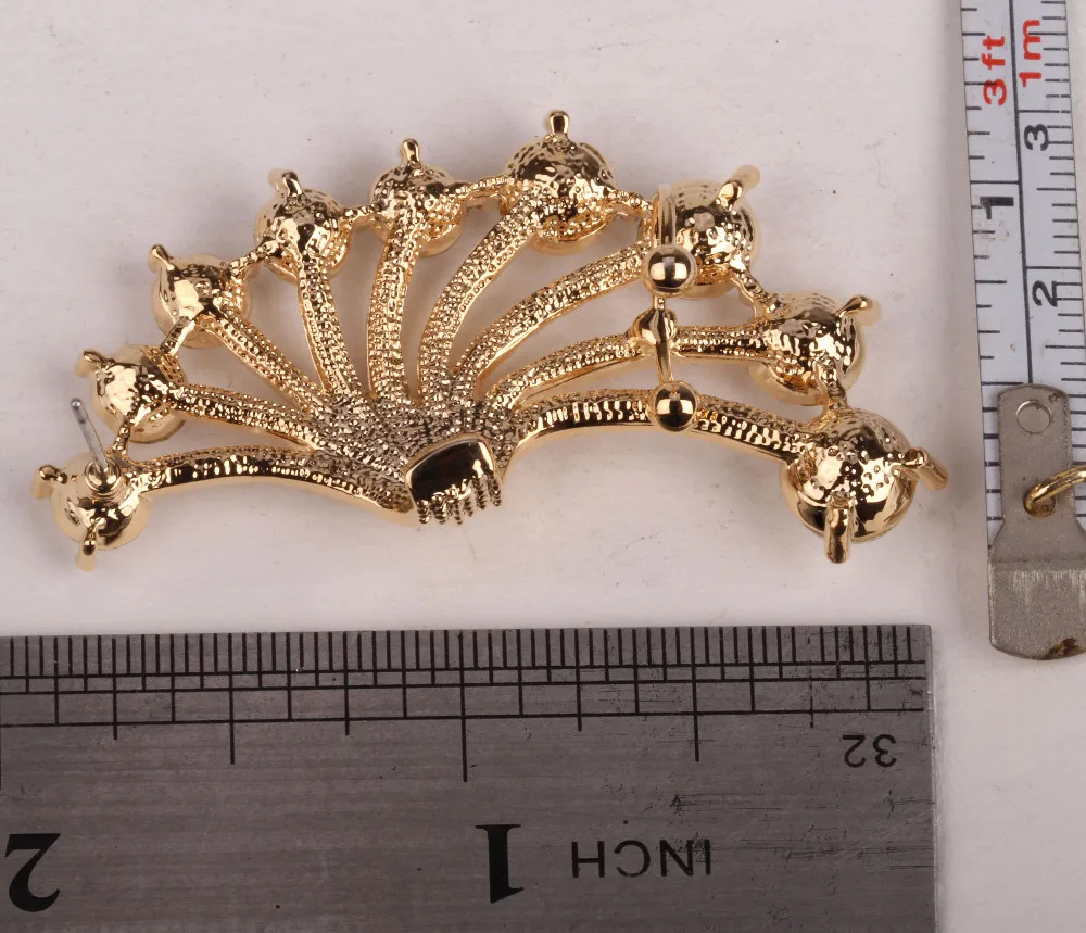 Левая манжета для уха длинные серьги Австралийский Кристал ювелирные изделия для женщин летний Стиль мода золото и серебро тон SC38