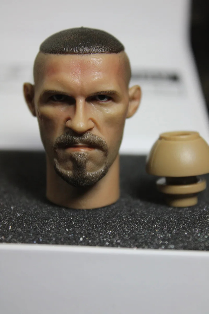 

1/6 scale figure doll accessories Undisputed Uri Boyka Scott Adkins male Head carved head shape for 12" action figure doll