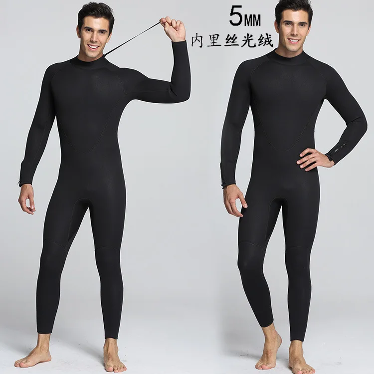 5 мм неопреновый гидрокостюм для подводной охоты, для мужчин, для плавания, сохраняющий тепло, набор для дайвинга, одежда для плавания, водонепроницаемые, для мужчин s, для триатлона, серфинга
