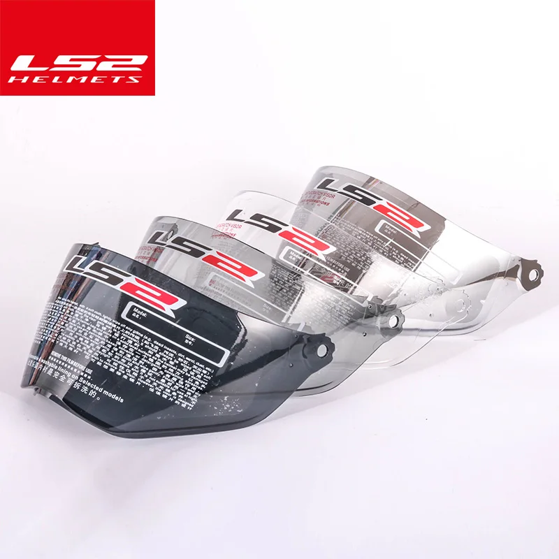

Original LS2 MX433 MX455 motorcycle helmet VISOR TINTED SHIELD Three color Clear Silver Black