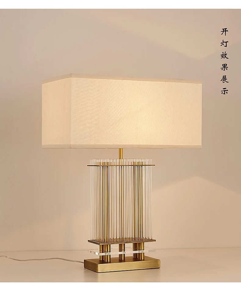 Золотая настольная лампа креативная ткань абажурная настольная лампа для спальни кабинет гостиная