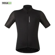 WOSAWE New Men’s Cycling Jersey Comfortable Bike/Bicycle Shirt Black White Quick-dry SportsWear Cycling Clothing