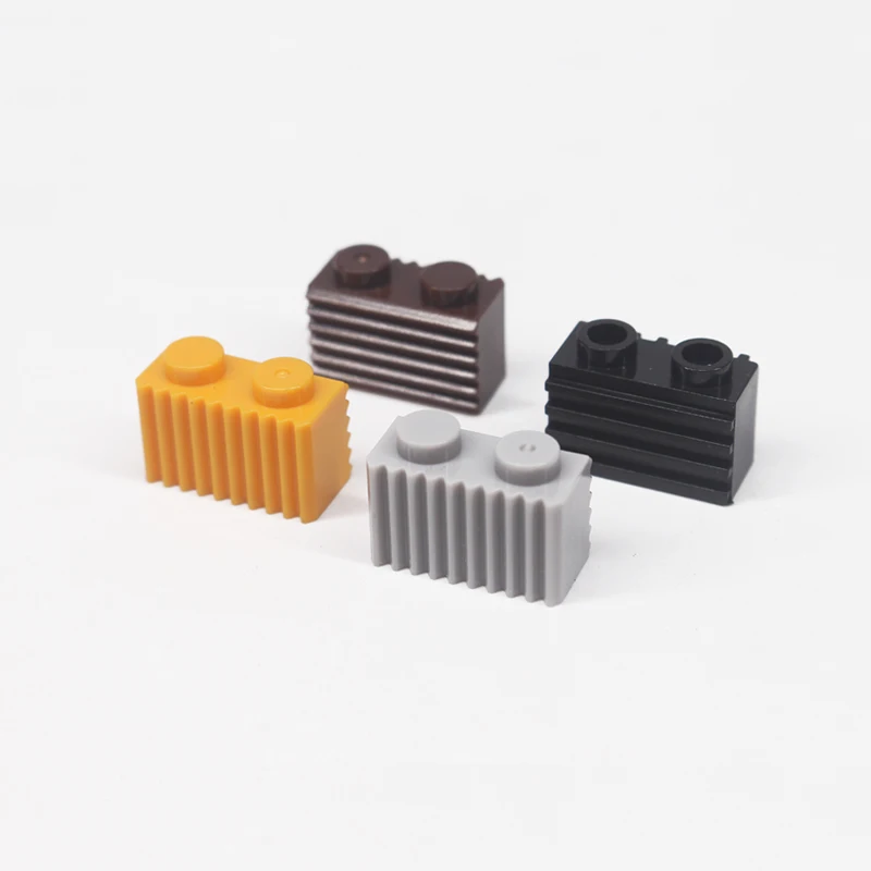 

MOC Brick Parts 2877 Brick Modified 1 x 2 with Grille Classic Piece Building Block Toy Accessory
