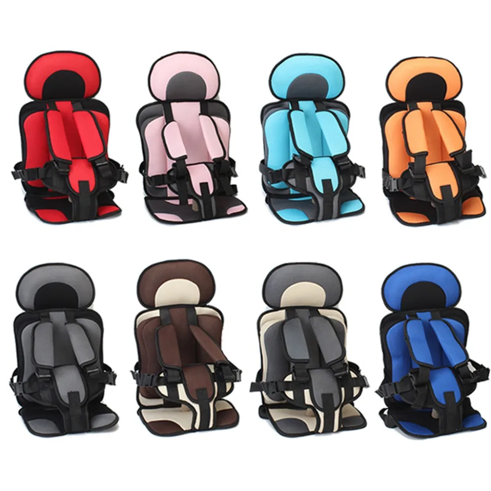 

New 1-5T Travel Baby Safety Seat Cushion With Infant Safe Belt Fabric Mat Little Child Carrier Protector Car Interior Accessory