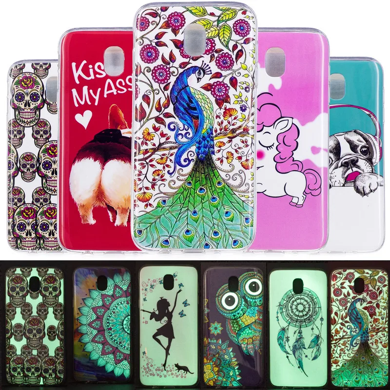 

For Samsung J5 2017 J530 Silicon Case Luminous Animal Anime TPU Gel Back Cover Phone Case for Samsung Galaxy J5 2017 SM-J530