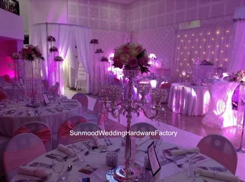 

about 20 days sent out order )Wholesale sale hanging crystal bead flower ball centerpiece for wedding and party