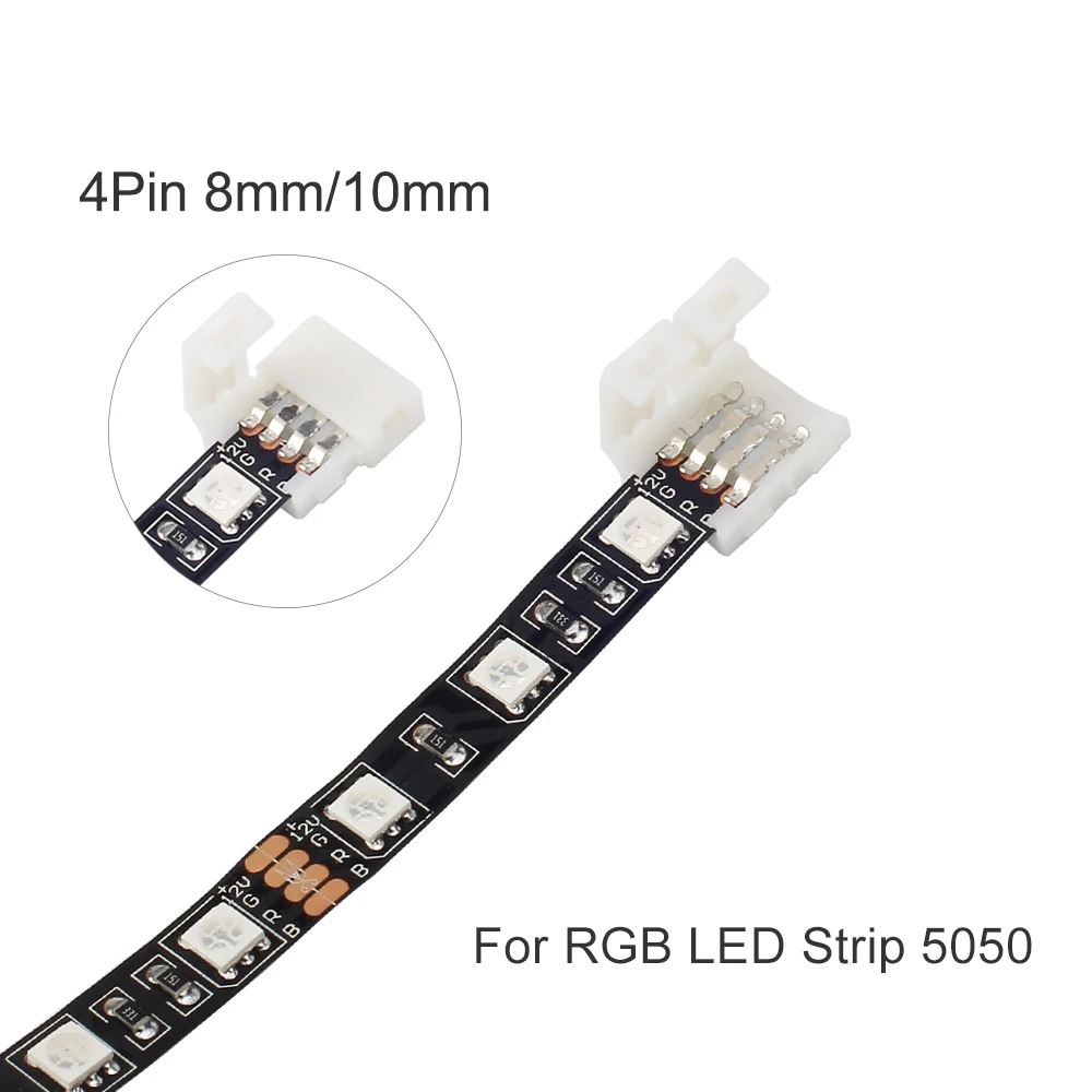 LED Strip Connector 3Pin 2Pin 4Pin 5Pin LED Strip Connectors For LED Strip Light 5pcs/lot