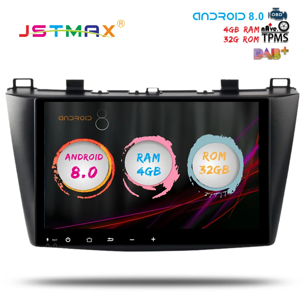 Excellent JSTMAX 9" Android 8.0 car dvd radio player for Mazda 3 2010 2011 2012 2013 2014 gps navi Octa Core 4GB 32GB Auto Stereo(NO dvd) 0 Excellent JSTMAX 9" Android 8.0 car dvd radio player for Mazda 3 2010 2011 2012 2013 2014 gps navi Octa Core 4GB 32GB Auto Stereo(NO dvd) 0