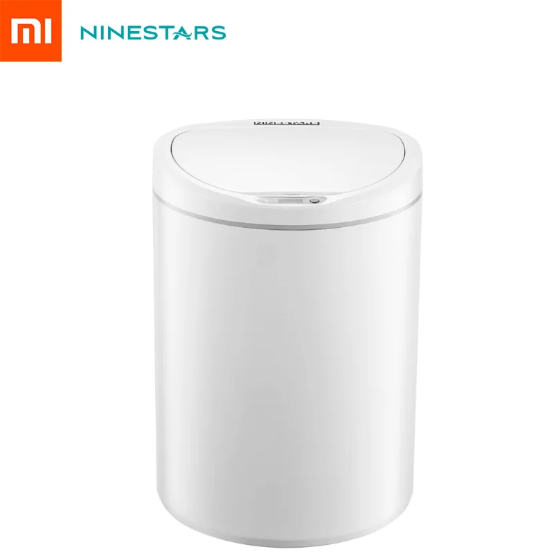 Xiao mi jia NINESTARS, умный мусорный бак, датчик движения, автоматическое уплотнение, светодиодный, Индукционная крышка, для мусора, 7/10L, mi Home, Ashcan Bins