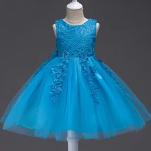 CAILENI/платье для девочек на крестины; детские кружевные платья с цветочным узором; Детские свадебные бальные платья; детская праздничная одежда для девочек