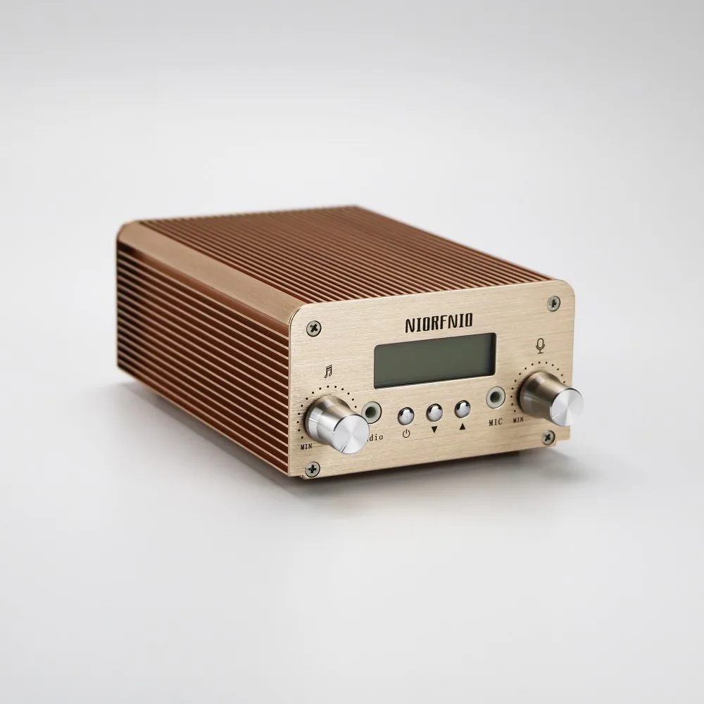 1 Вт/6 Вт Выходная мощность fm радио передатчик для офисного вещания 76 108 МГц|Теле- и