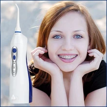YASI FL-V8 Electric Rechargeable Portable Oral Irrigator/Travel Dental Water Flosser/Water Pick Blue Color