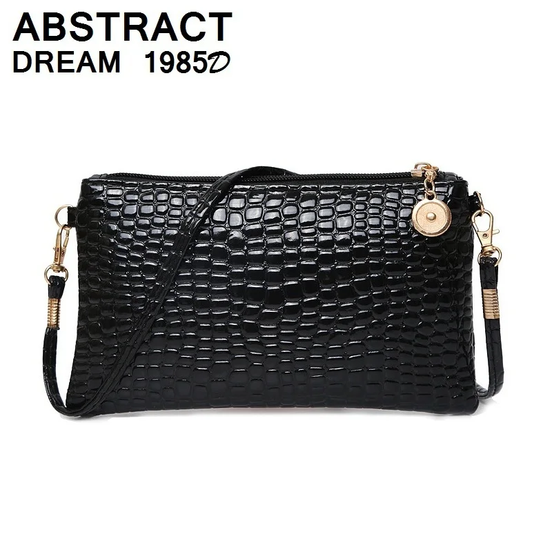 

Ladies Alligator bags woman's crocodile bags small casual Shoulder Bag luxury leather messenger bag woman Black fashion wallet