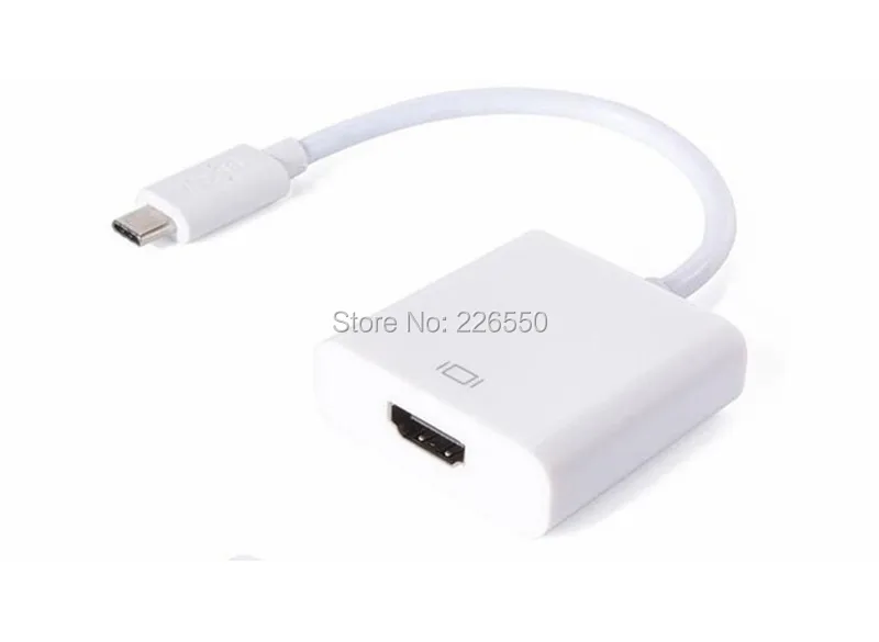 Горячая Распродажа type-C USB 3,1 type C штекер HDMI Женский 1080 P дисплей монитор адаптер конвертер кабель для Macbook