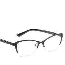 Мужские очки для чтения Модные женские металлические оправы кошачий глаз предотвращают усталость Ccomfortable линзы De Lectura