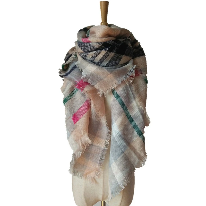 za winter scarf 2016 font b Tartan b font Scarf women desigual Plaid Scarf cuadros New