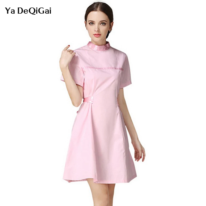 

IF new Unisex Medical Cloth Coat Clothing Scrubs Hospital Uniform Short Sleeve Nurse Clothing Uniforme Medicos Medical Suit Lab
