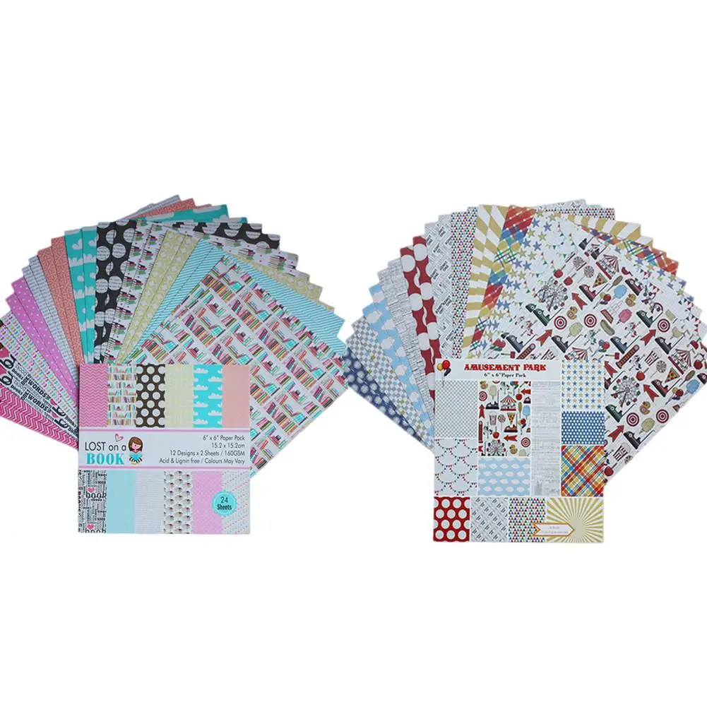 24pcs diy album scrapbooking planner card making