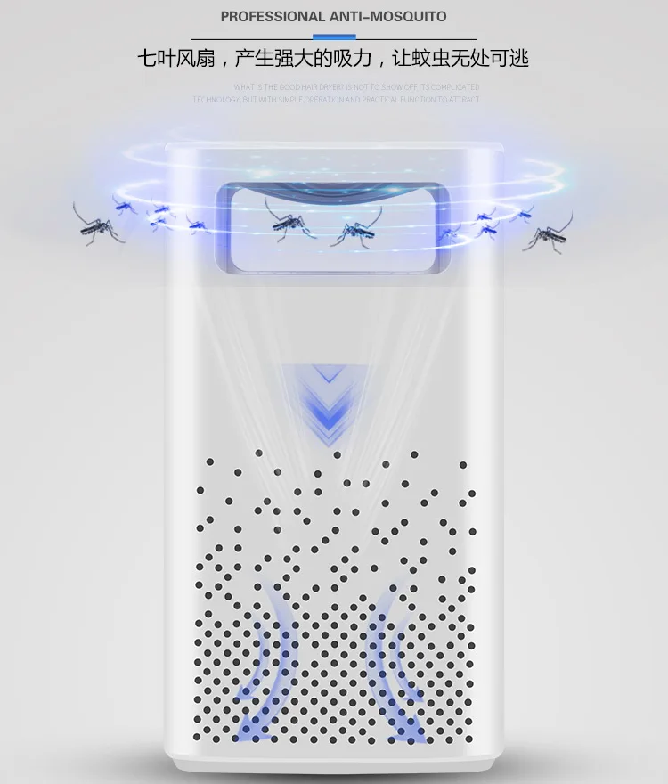 

USB Mosquito Lamp for Mosquitos Control Trap Flying Insect Killer LED Light Moth Fly Killing High Quality