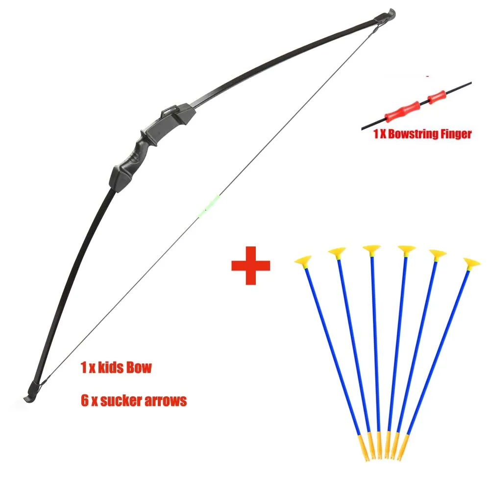 

Junxing Recurve Bow 15~20lb Longbow Toy Bow and Arrow Youth Archery Set and Arrows kids Bow