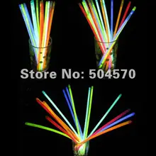 20 см 100 шт/партия рождественские концертные светящиеся палочки для праздника, светится в темноте светящаяся палочка, флуоресцентная палочка для свадебной вечеринки