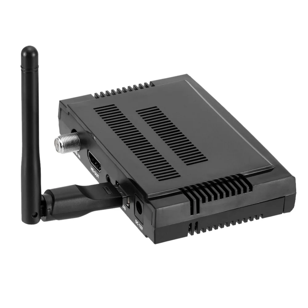 

ALLOYSEED Satellite TV Receiver Decoder V7 HD with USB Powervu WiFi Receptor Support CCCAM with Antenna Remote Control Hot Sale