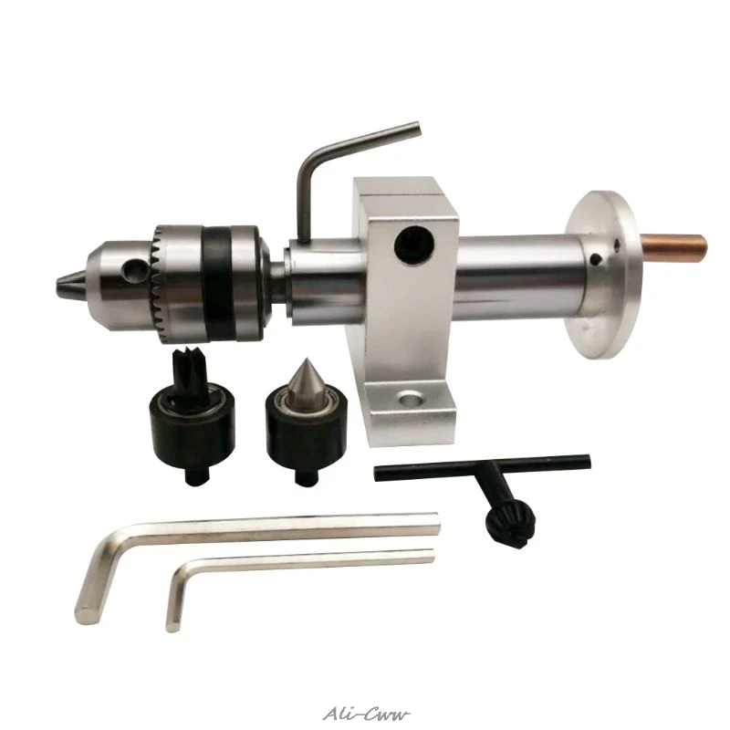 

DIY Multifunction Drilling Tailstock Live Center With Claw For Mini Lathe Machine Revolving Rotrary Centre Accessories