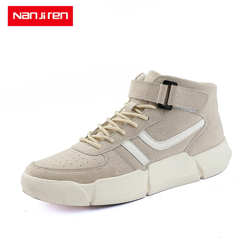 

Nanjiren Men's Shoes Winter Warm Sneakers casual Breathable mesh fashion Casual men shoes