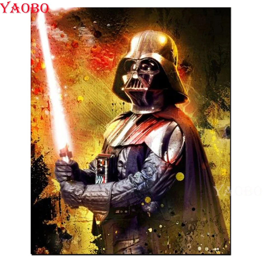 

5D square/round DIY Diamond Painting Movie Star Wars Wall Art Picture Crystal Home Decor Embroidery Cross Stitch kits Mosaic