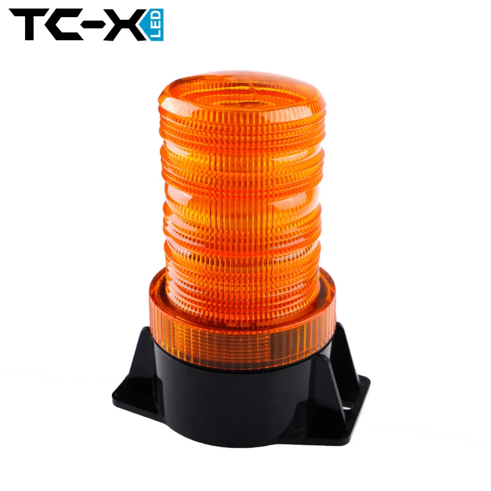 

TC-X 1pcs High Power Car Magnetic Mounted Vehicle Police Warning Light LED Flashing Beacon/Strobe Emergency Lighting Lamp