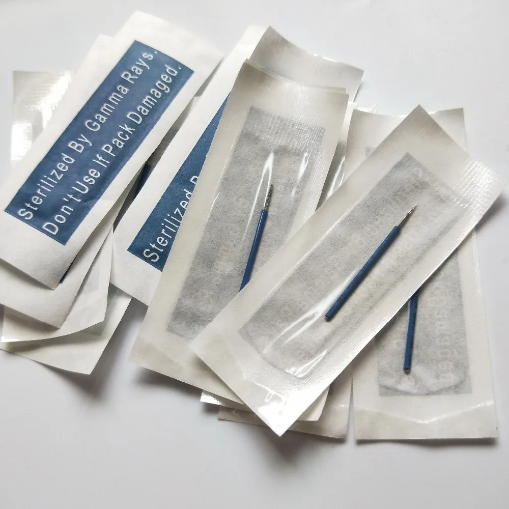 

100pcs 2R Merlin Tattoo Needles For Permanent Makeup Eyebrow and Lip Biotouch Merlin Tattoo Machine