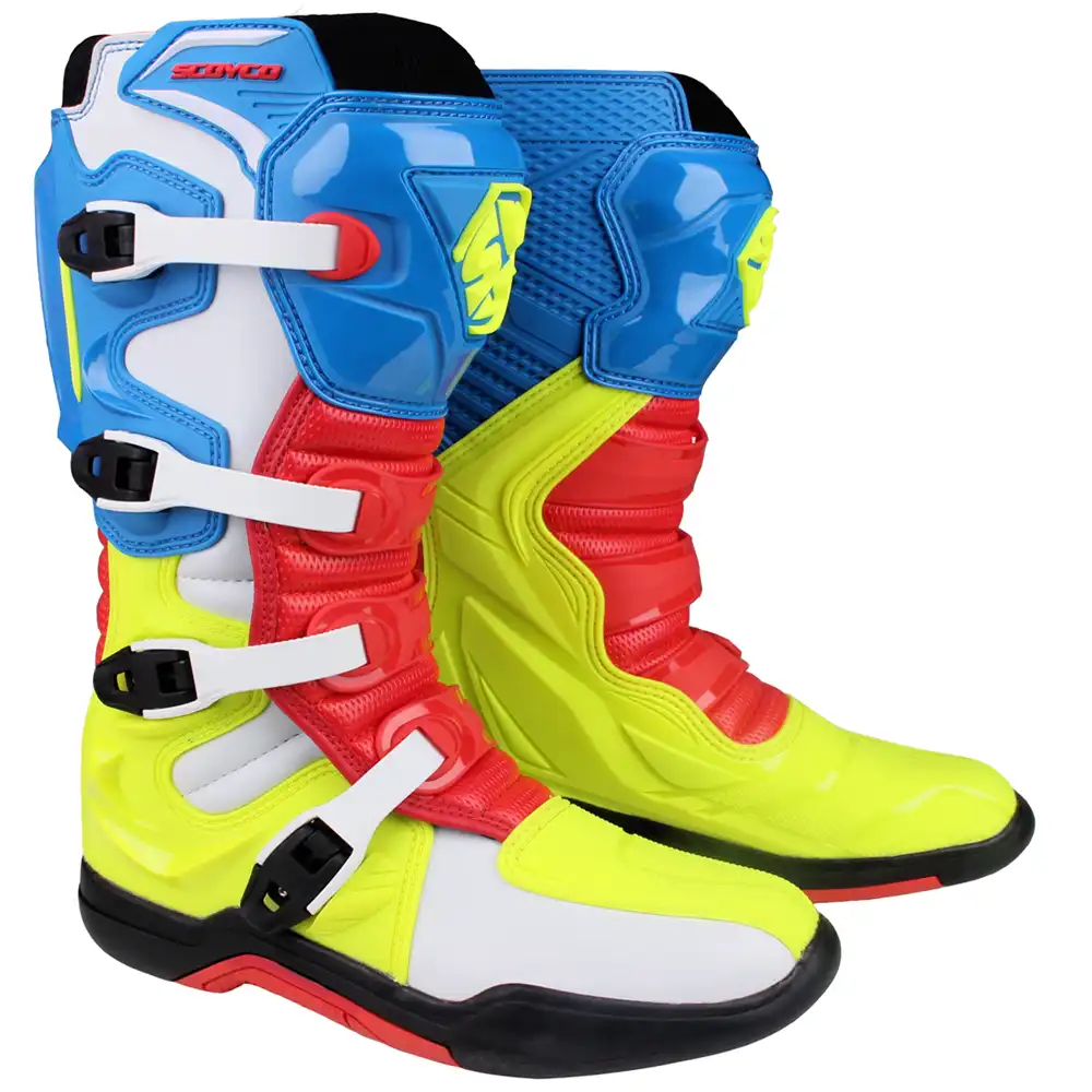 SCOYCO MBM001 Color Off road Racing Boots Motorcycle Boots Motocross
