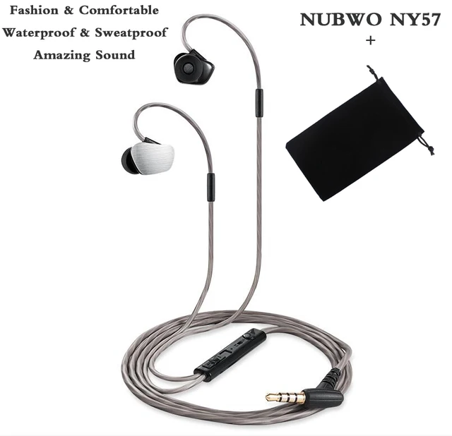 Ny57 Flanelle Sac Basse Casque écouteurs étanches Sport Casque