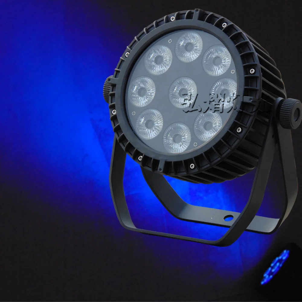 

High quality 9X18W led par stage light LED RGBWA UV DMX 512 8/10CH mini par led lighting for Club Dj show Home party Ballroom B