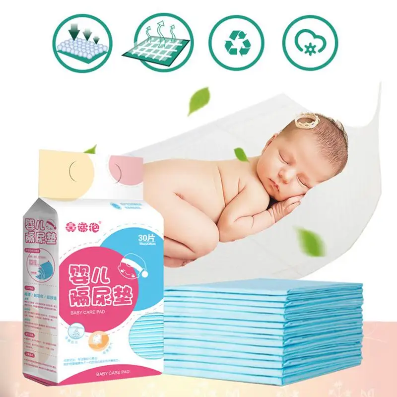Nouveau-né imperméable respirant jetable sous-couche couche soin protecteur Incontinence protecteur pour bébé adulte Pet 30 pièces