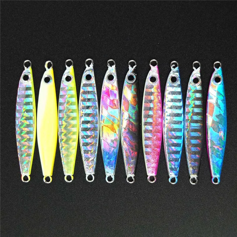 

Hot Sale 7g Small Shore Cast Iron Metal Sequins Lures Bait Iron Jigs Saltwater Road Sub Bait wholesale 10pcs/lot fishing lure
